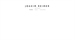 Desktop Screenshot of joakimreimer.com