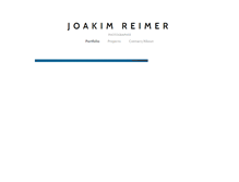 Tablet Screenshot of joakimreimer.com